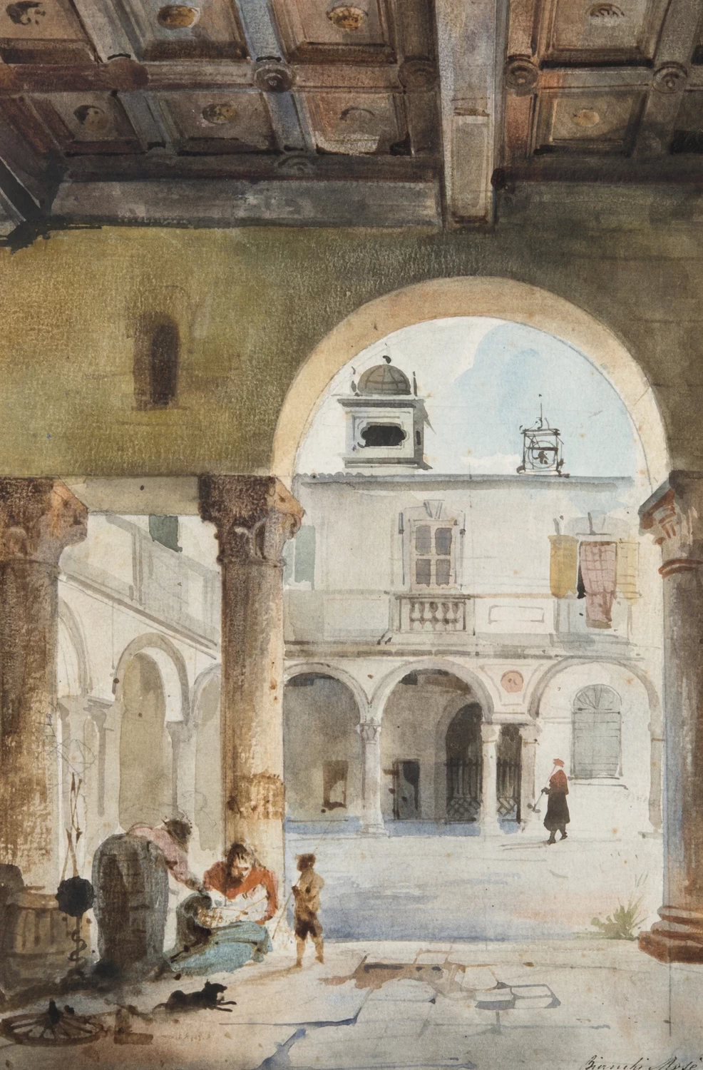 Cortile di Palazzo Trivulzio in via Rugabella